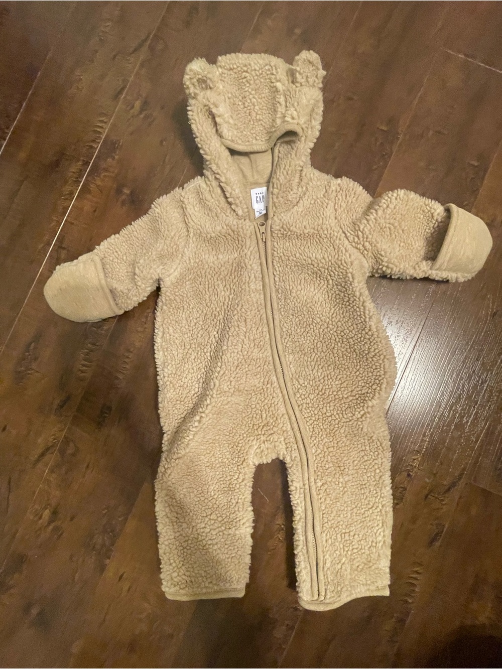 GAP Teddy Sherpa One-Piece in Tan